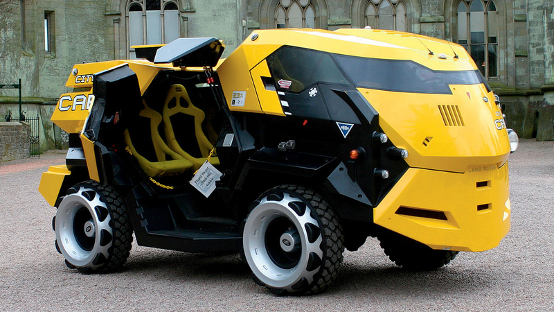 Illustration for article titled That Time Land Rover Made A Futuristic Taxi For Hollywood